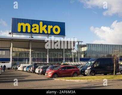 Makro store in Prague, Czech Republic, on December 10, 2019. (CTK Photo/Marketa Vojtikova) Stock Photo
