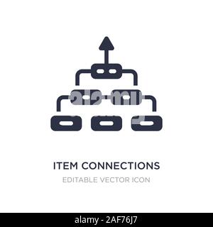 Connections Simple vector icon. Modern, simple flat vector illustration ...