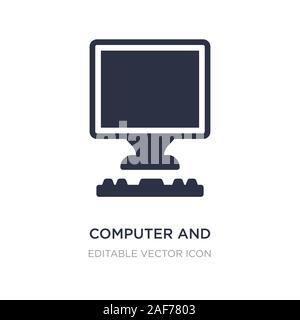 Simple Computer monitor icon sign design Stock Vector Image & Art - Alamy