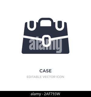 case icon on white background. Simple element illustration from Education concept. case icon symbol design. Stock Vector