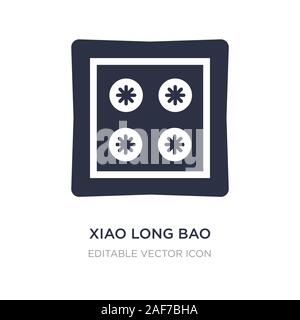 xiao long bao icon on white background. Simple element illustration from Food and restaurant concept. xiao long bao icon symbol design. Stock Vector