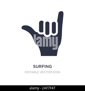 Shaka Hand emblem. Summer Surf logo. Surfers hand gesture. Surfing the ...