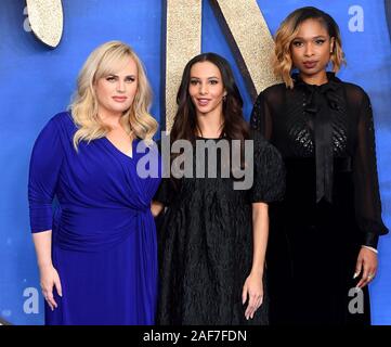 Rebel Wilson (left), Francesca Hayward and Jennifer Hudson attending the Cats Photocall held at The Corinthia Hotel, London. Stock Photo