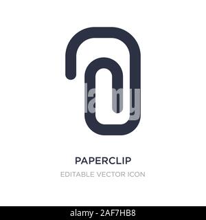 Attachment Simple vector icon. Illustration symbol design template for ...