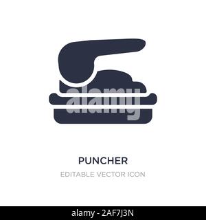 puncher icon on white background. Simple element illustration from Miscellaneous concept. puncher icon symbol design. Stock Vector