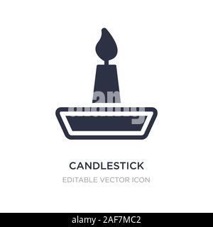candlestick icon on white background. Simple element illustration from Miscellaneous concept. candlestick icon symbol design. Stock Vector