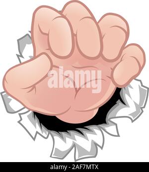 Monster Claw Cartoon Hand Stock Vector