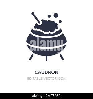 caudron icon on white background. Simple element illustration from Other concept. caudron icon symbol design. Stock Vector