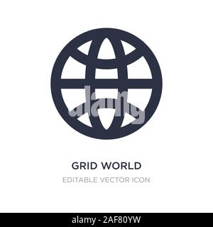 World grid Simple vector icon Stock Vector Image & Art - Alamy