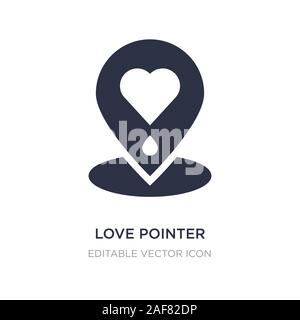 Heart And Arrow icon from valentines day collection. Simple line ...
