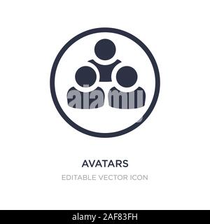 12 Avatar Vector Icon Illustrations