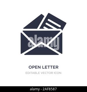 Email, newsletter, letter, read icon. Well organized simple vector ...
