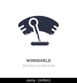windshield icon on white background. Simple element illustration from Transportation concept. windshield icon symbol design. Stock Vector