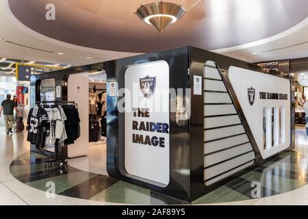 The Raider Image at Las Vegas Airport