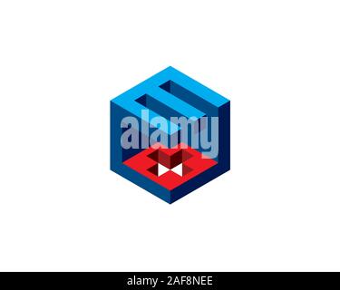 3d Cube With Initial Letter S W I G E 3 Stock Vector Image Art Alamy