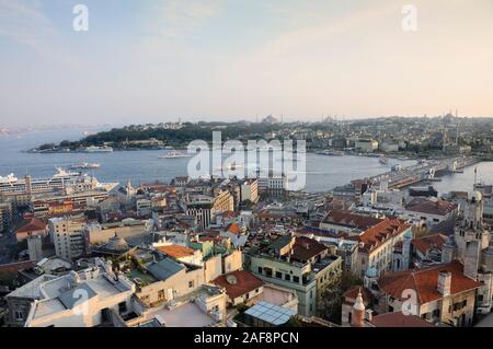 Istanbul and the Golden Horn. Turkey Stock Photo