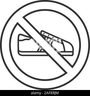 no shoes clipart