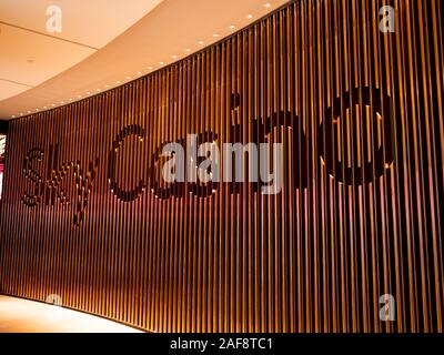 Genting , Malaysia - November 2019 : Sky casino Genting entrance corridor modern design Stock Photo
