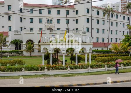 Cartagena/Columbia-11/5/19: The Hotel Caribe, a Caribbean hotel in the city of Cartagena, Colombia. Stock Photo