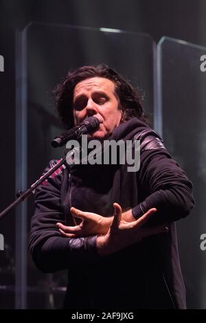 Rome, Italy. 12th Dec, 2019. Sold out for the Marillion concert in Rome. Accompanied by the string quartet 'In Praise of Folly', from Sam Morris to the French horn and Emma Halnan to the Flute. (Photo by Domenico Cippitelli /Pacific Press) Credit: Pacific Press Agency/Alamy Live News Stock Photo