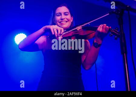 Steeleye Span,  British Folk group in concert, Skegness, England. Stock Photo