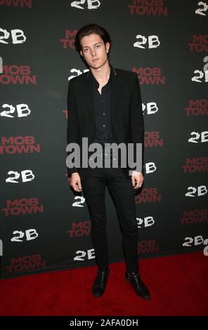 Hollywood, Ca. 13th Dec, 2019. Sam Evans, at Mob Town Los Angeles Premiere at The Los Angeles Film School in Hollywood, California on December 13, 2019. Credit: Faye Sadou/Media Punch/Alamy Live News Stock Photo