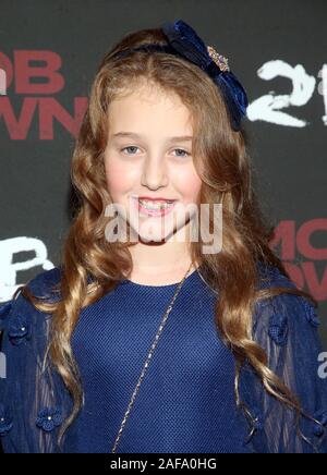 Hollywood, Ca. 13th Dec, 2019. Ella Gabay, at Mob Town Los Angeles Premiere at The Los Angeles Film School in Hollywood, California on December 13, 2019. Credit: Faye Sadou/Media Punch/Alamy Live News Stock Photo