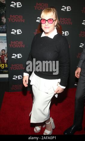 Hollywood, Ca. 13th Dec, 2019. Patricia Arquette, at Mob Town Los Angeles Premiere at The Los Angeles Film School in Hollywood, California on December 13, 2019. Credit: Faye Sadou/Media Punch/Alamy Live News Stock Photo