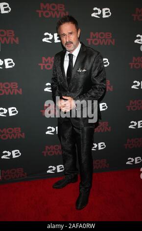 Hollywood, Ca. 13th Dec, 2019. David Arquette, at Mob Town Los Angeles Premiere at The Los Angeles Film School in Hollywood, California on December 13, 2019. Credit: Faye Sadou/Media Punch/Alamy Live News Stock Photo