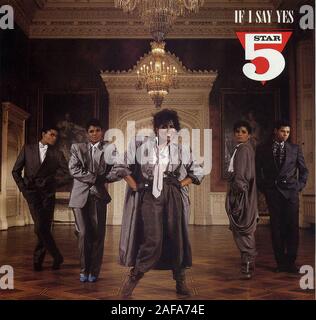 Five Star - If I Say Yes - Vintage vinyl album cover Stock Photo
