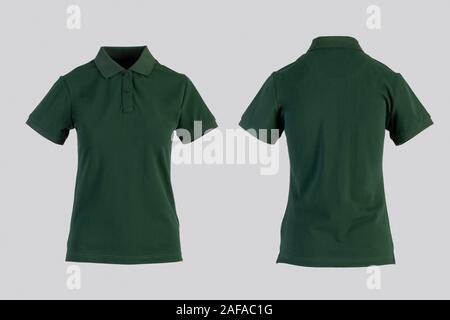 green collared shirt women's