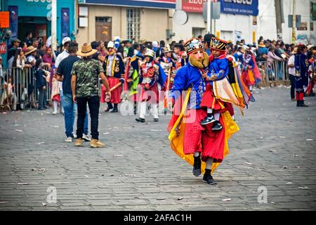 Mexico Puebla Huejotzingo Carnival Fat Tuesday Zacapoaxtla Battalion ...