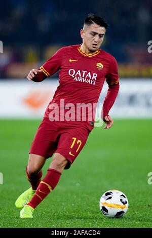 Rome, Italy. 12th Dec, 2019. Cengiz Under of AS Roma during the UEFA Europa League match between AS Roma and Wolfsberger AC at Stadio Olimpico, Rome, Italy on 12 December 2019. Photo by Giuseppe Maffia. Credit: UK Sports Pics Ltd/Alamy Live News Stock Photo