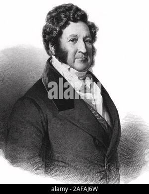 Louis-Philippe I (Paris ,1773-Claremont, 1850). King of France (1830-1848).  Colored engraving Stock Photo - Alamy