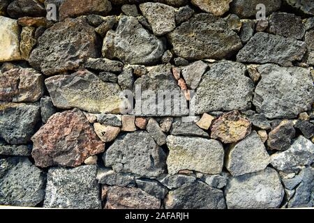 Stone wall texture, big rocks background, abstract Stock Photo