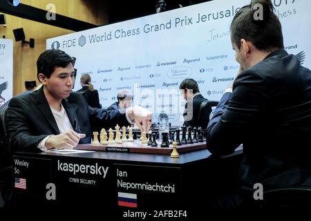 Jerusalem, Israel. 14th December, 2019. WESLEY SO, 26, of the USA