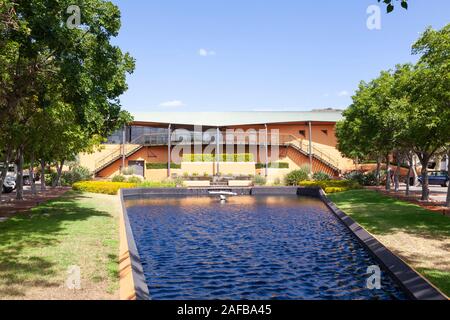 Wine tasting venue at Graham Beck Estates producing Methode Cap Classique sparkling wines, Robertson Wine Valley, Western Cape Winelands, South Africa Stock Photo