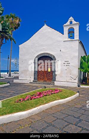 Kirche Ermita San Telmo, Puerto de la Cruz, Teneriffa, Kanarische Inseln, Spanien Stock Photo