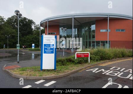 The privately run Hinchingbrooke hospital in Cambridgeshire run by Circle Holdings PLC. Stock Photo
