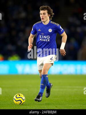 Leicester City's Caglar Soyuncu during the Premier League match at King Power Stadium, Leicester. Stock Photo