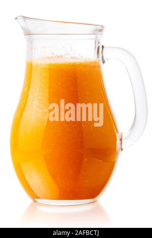 pitcher and a glass of orange juice Stock Photo - Alamy