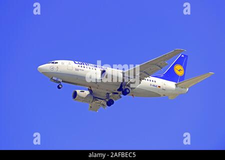 Boeing 737-500 der Lufthansa Stock Photo