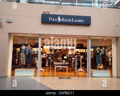 Store shelf with Polo Ralph Lauren merchandise in the Yorkdale Shopping ...