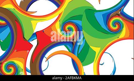 Background design in the form of a palette of colors. Abstraction on the theme of the color palette. Stock Vector