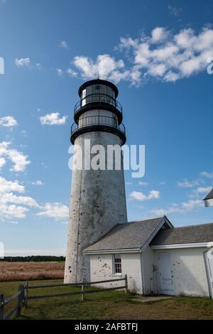 Highland Lighthouse, North Truro, Cape Cod National Seashore, MA USA Stock Photo