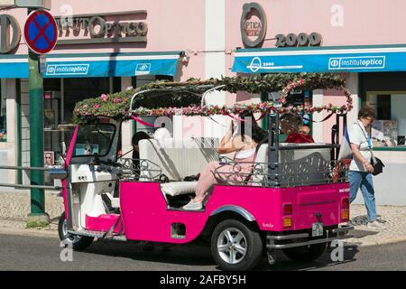 Tuk-tuk, Belem District, Lisbon, Portugal Stock Photo