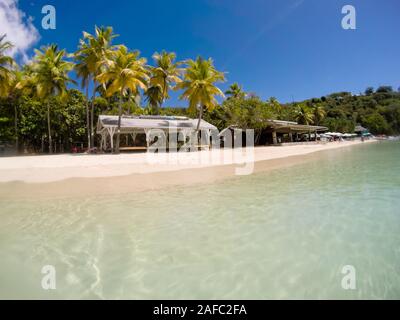 Honeymoon Beach on St John - US Virgin Islands, 2019 Stock Photo