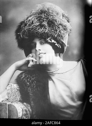 Alice Farrar, Alice Geraldine Farrar (1882 – 1967) American soprano opera singer and film actress Stock Photo