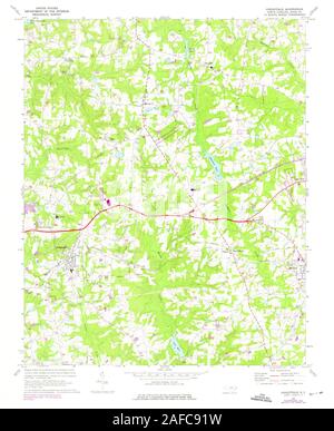 Knightdale, North Carolina, map 1967, 1:24000, United States of America ...