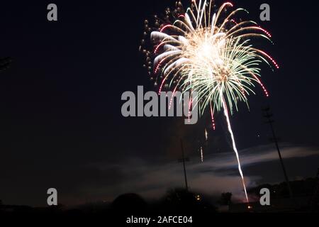 Fireworks, Worthington, Ohio Stock Photo